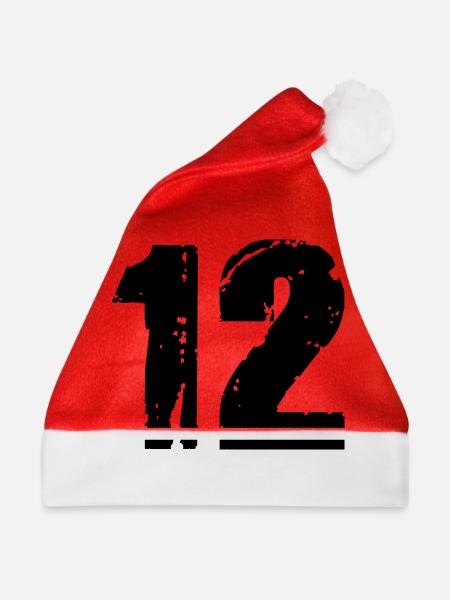 12 - Weihnachtsmütze - Rot