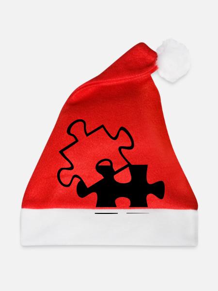 Wrong Part einfarbig - Weihnachtsmütze - Rot