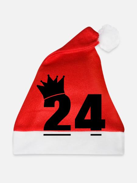 24_krone_f1 - Weihnachtsmütze - Rot