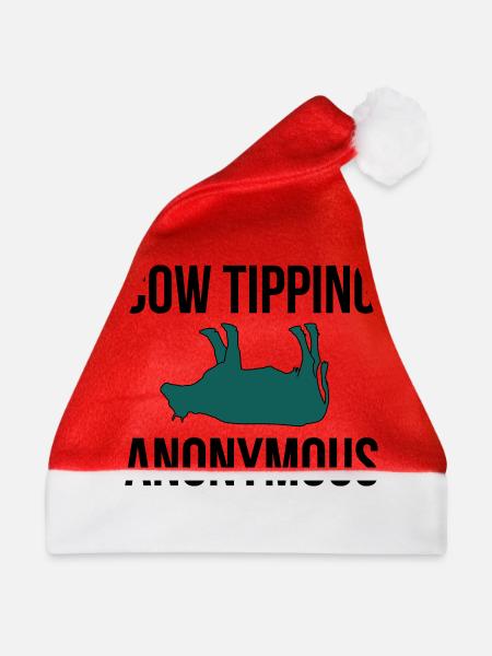 Cow Tipping Anonymous - Weihnachtsmütze - Rot
