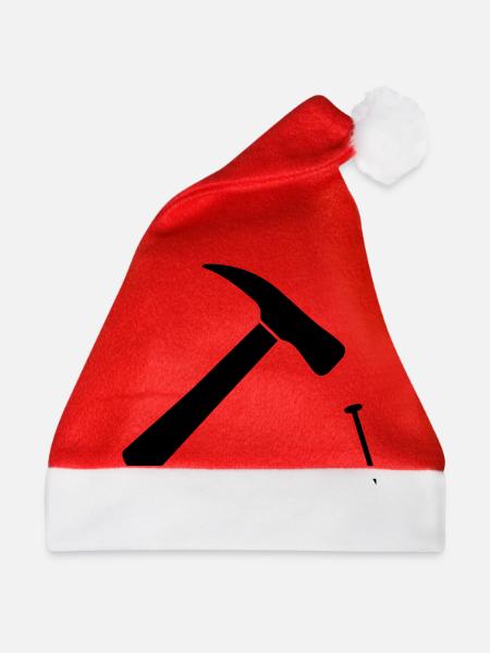 Hammer And Nail - Weihnachtsmütze - Rot