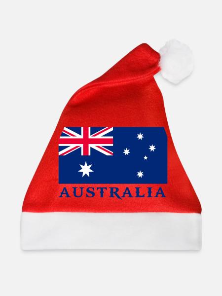 australia Australien - Weihnachtsmütze - Rot