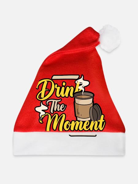 Kaffeepause - Weihnachtsmütze - Rot