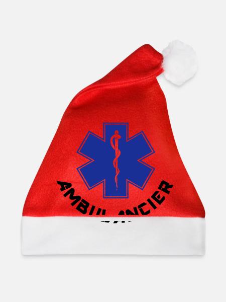 ambulancier logo 2 - Weihnachtsmütze - Rot