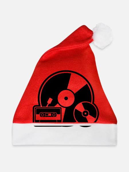 Retro Sound - Weihnachtsmütze - Rot