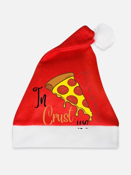 In Crust we Trust - Weihnachtsmütze - Rot