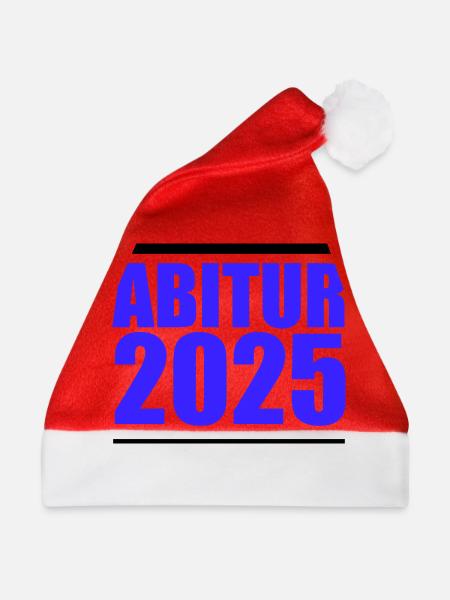 abitur 2025 - Weihnachtsmütze - Rot
