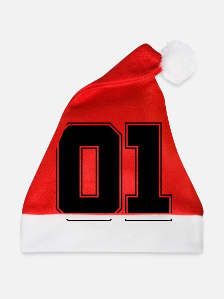 01 design - Weihnachtsmütze - Rot