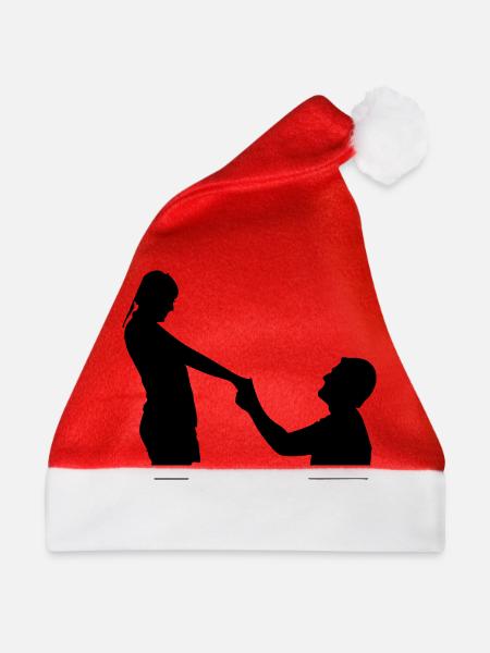 Antrag - Weihnachtsmütze - Rot