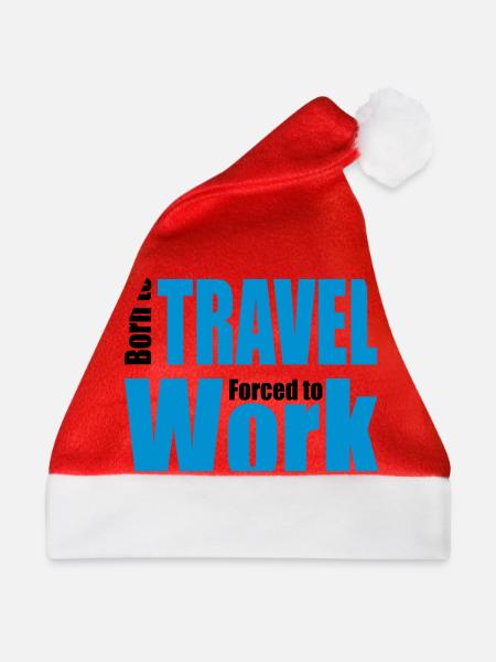 reisen - Weihnachtsmütze - Rot