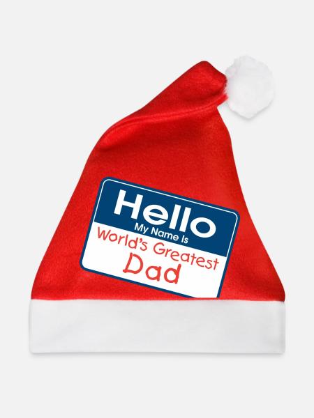 Weltbester Vater - Weihnachtsmütze - Rot