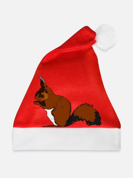 squirrel28 - Weihnachtsmütze - Rot