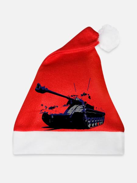 Kettenfahrzeug - Weihnachtsmütze - Rot