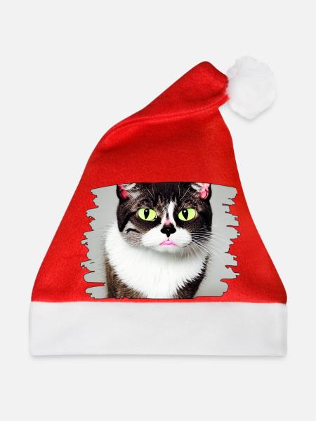 Cracy cat5 - Weihnachtsmütze - Rot