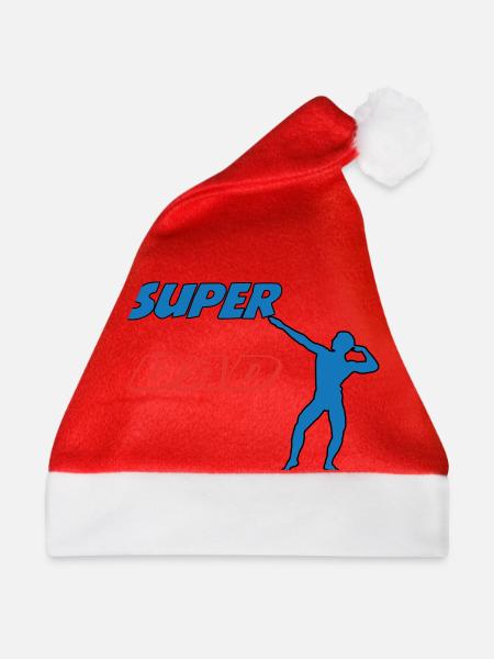 SUPER-VATER - Weihnachtsmütze - Rot