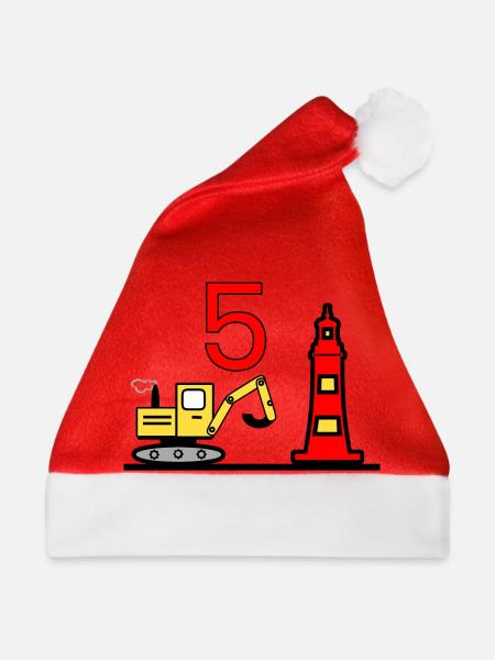 Bagger - Weihnachtsmütze - Rot