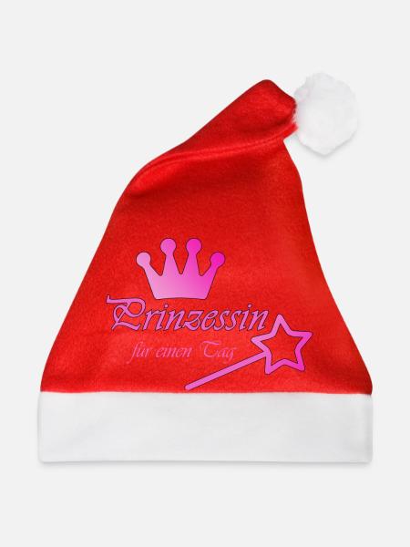 Prinzessin - Weihnachtsmütze - Rot