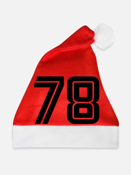 78 - Weihnachtsmütze - Rot