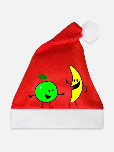 fruit salad three - Weihnachtsmütze - Rot