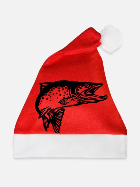 forelle2 - Weihnachtsmütze - Rot