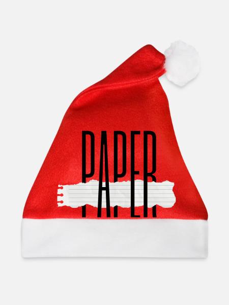 Papier - Weihnachtsmütze - Rot