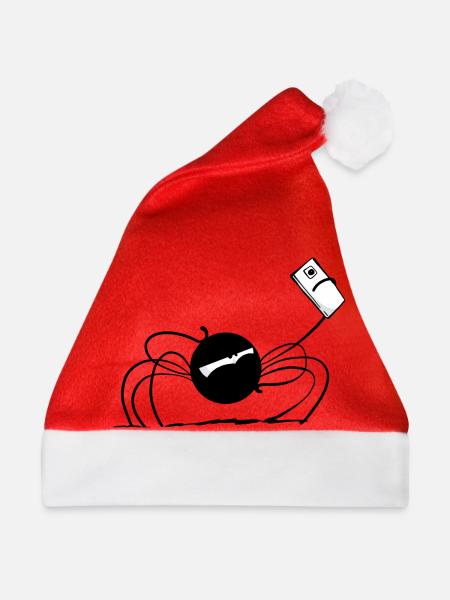 Beth die Spinne - Das Selfie - Weihnachtsmütze - Rot