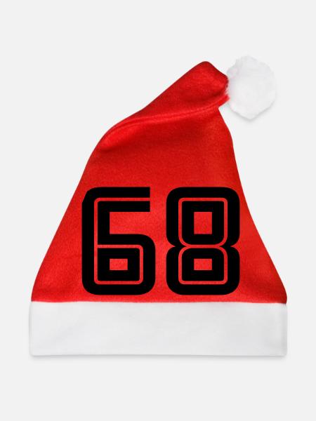 68 - Weihnachtsmütze - Rot