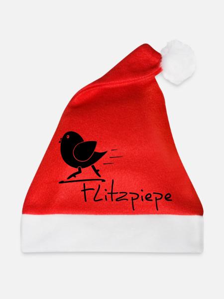 Flitzpiepe - Weihnachtsmütze - Rot