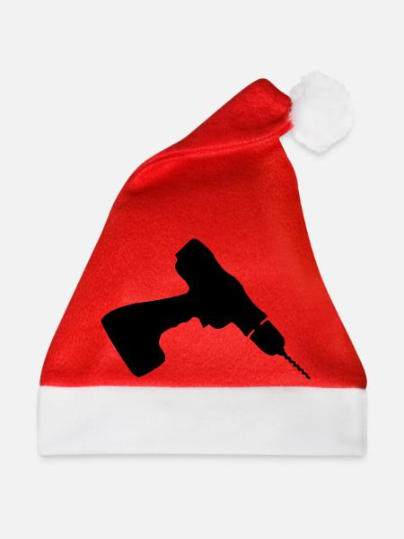 Cordless Drill - Weihnachtsmütze - Rot