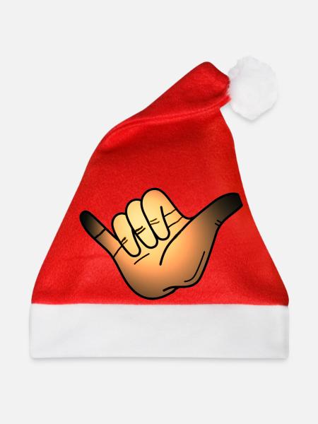 Hand - Weihnachtsmütze - Rot