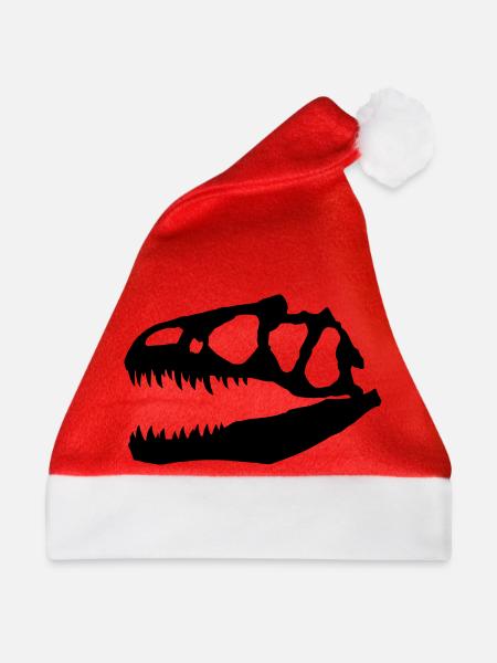 Allosaurus - Weihnachtsmütze - Rot