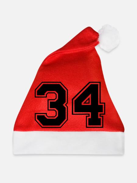 34 - Weihnachtsmütze - Rot
