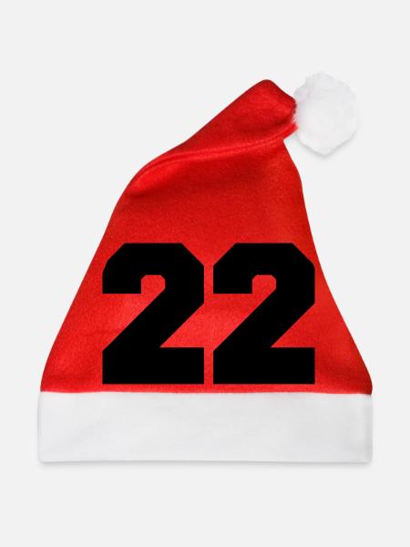 22 - Weihnachtsmütze - Rot