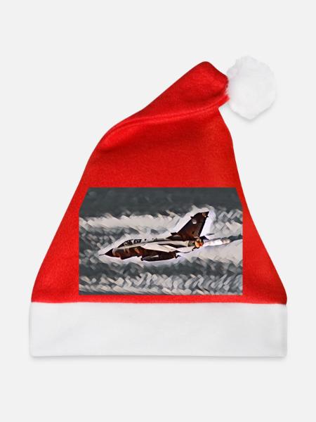 Tornado-Flamme im Studio - Weihnachtsmütze - Rot