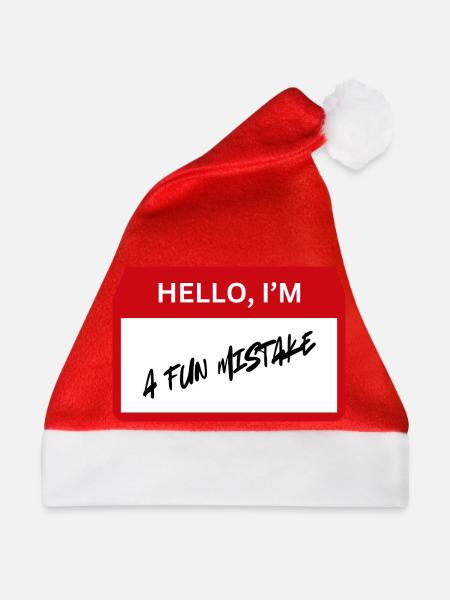 fun mistake - Weihnachtsmütze - Rot