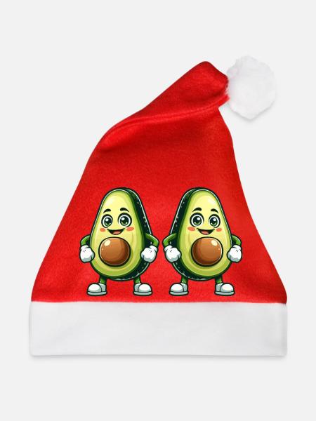 avocado 2 - Weihnachtsmütze - Rot
