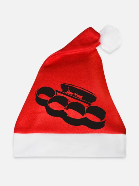 schlagring - Weihnachtsmütze - Rot
