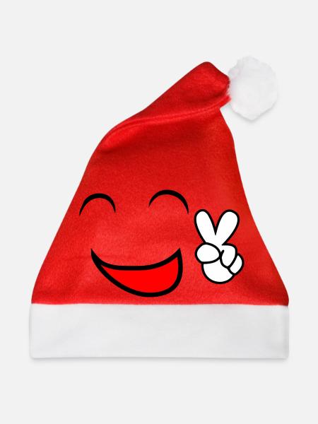 comic-smile - Weihnachtsmütze - Rot