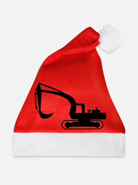 bagger - Weihnachtsmütze - Rot