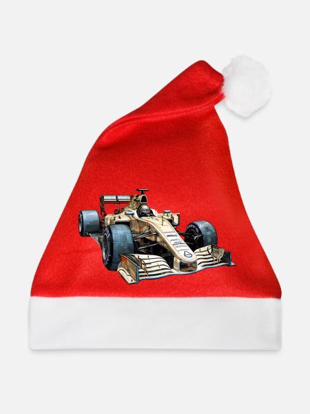 Rennwagen sind extrem aerodynamisch - Weihnachtsmütze - Rot