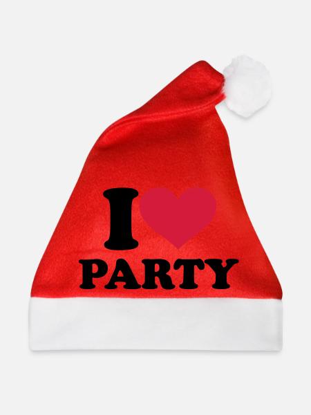 Party - Weihnachtsmütze - Rot