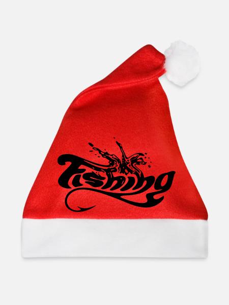 sz2_fishing - Weihnachtsmütze - Rot