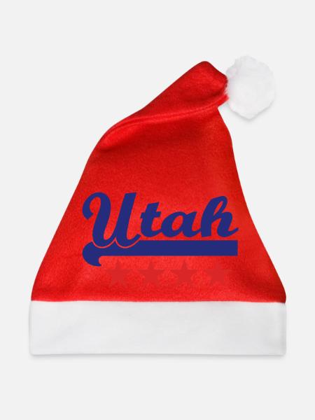 utah - Weihnachtsmütze - Rot