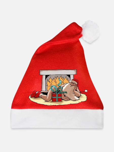 Lasziver Weihnachtsmann - Weihnachtsmütze - Rot