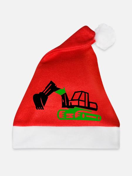 Bagger - Weihnachtsmütze - Rot