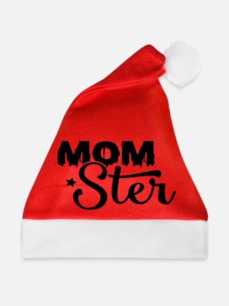 Mom Ster - Weihnachtsmütze - Rot