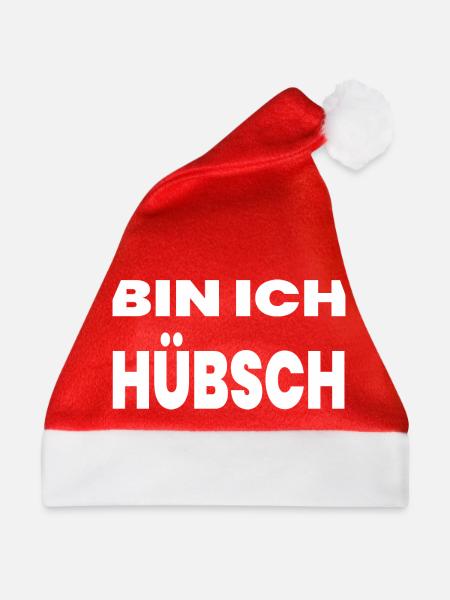 Hübsch - Weihnachtsmütze - Rot - Vorne