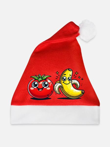 tomate banane - Weihnachtsmütze - Rot