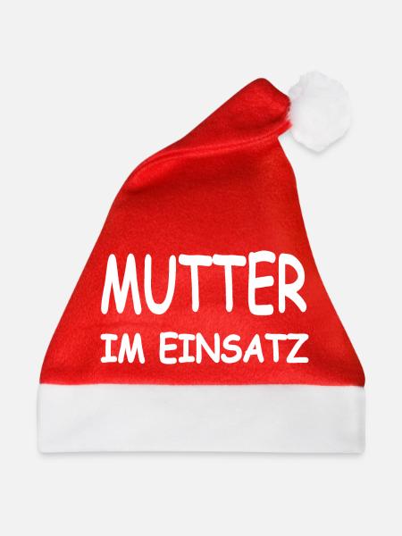 Mutter - Weihnachtsmütze - Rot