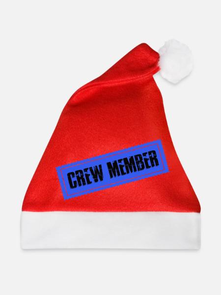 Crew Mitglied - Weihnachtsmütze - Rot